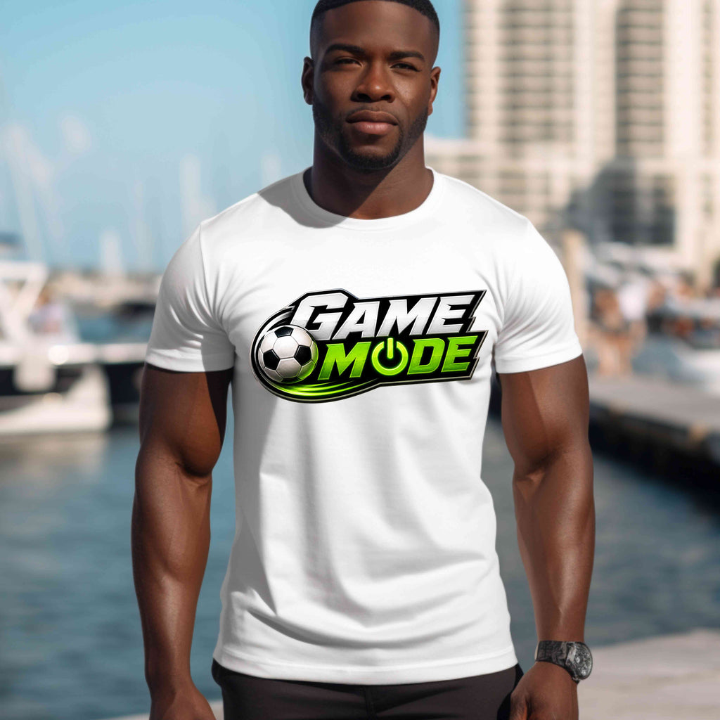 Soccer Game Mode Shirt |  Adult Soccer Tee | Soccer Fan Shirt | Soccer Player Graphic Tee | Sports Shirt