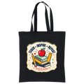 Teach Inspire Repeat teacher tote bag - Deep Black