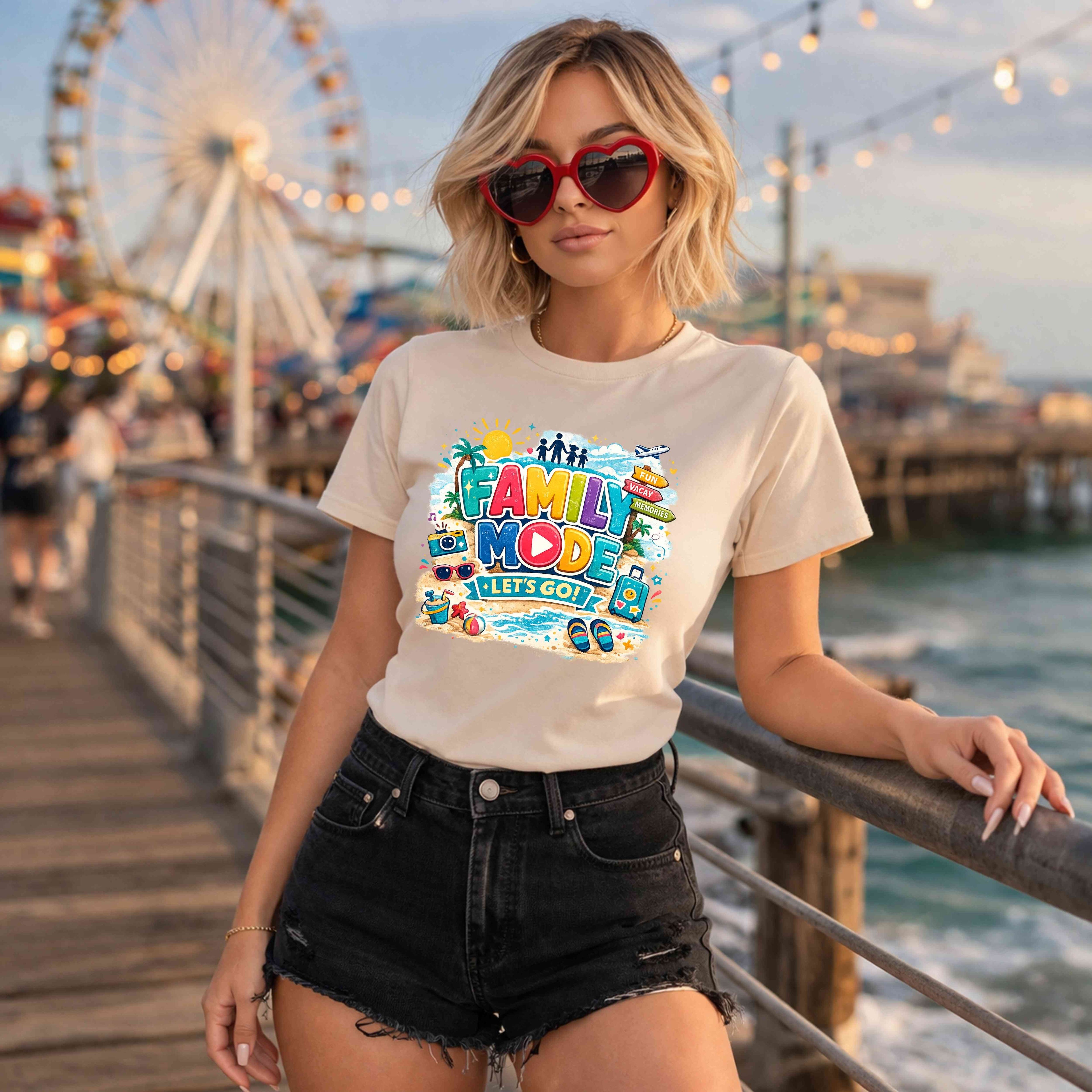 Family Mode Activated Vacation Tee