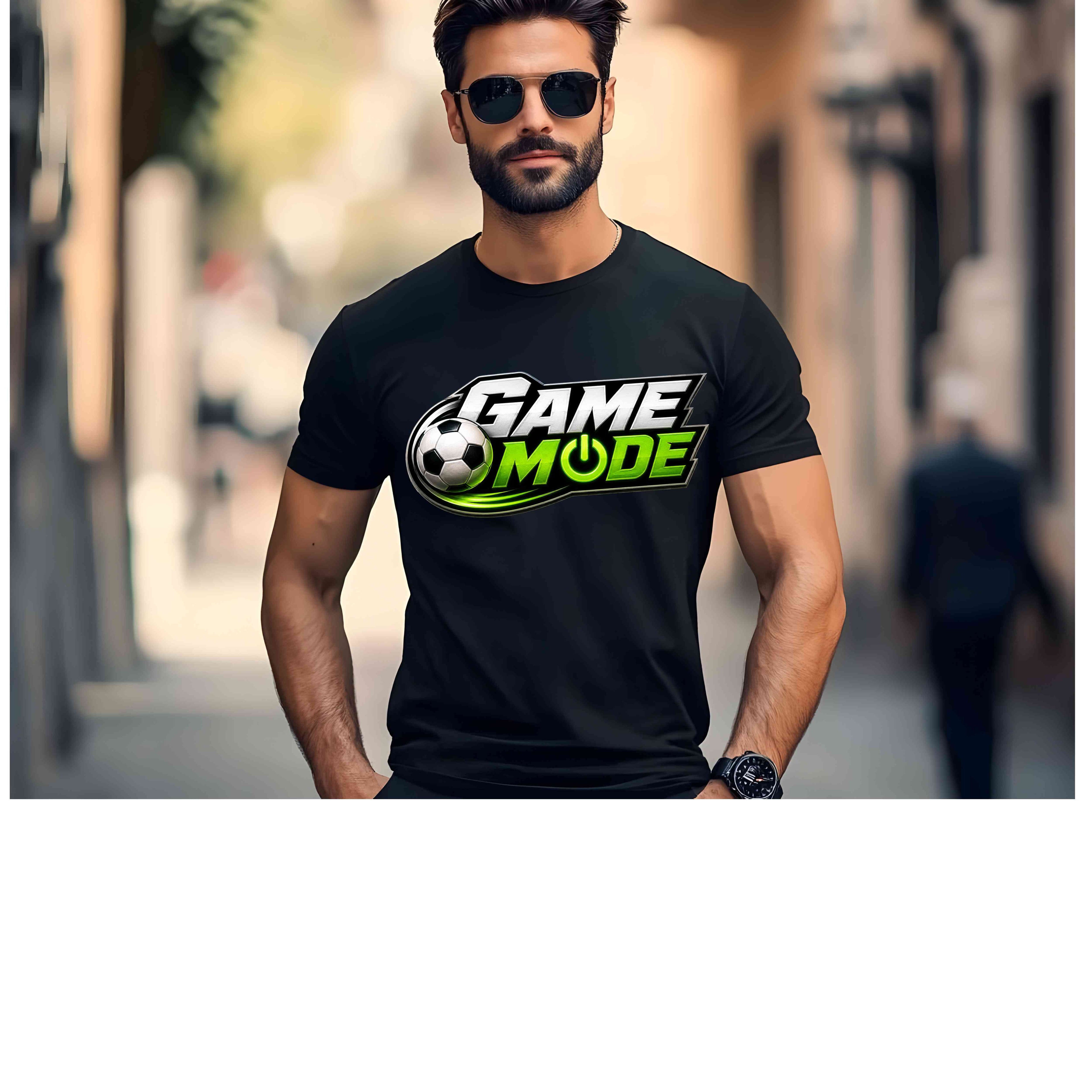 Soccer Game Mode Shirt |  Adult Soccer Tee | Soccer Fan Shirt | Soccer Player Graphic Tee | Sports Shirt