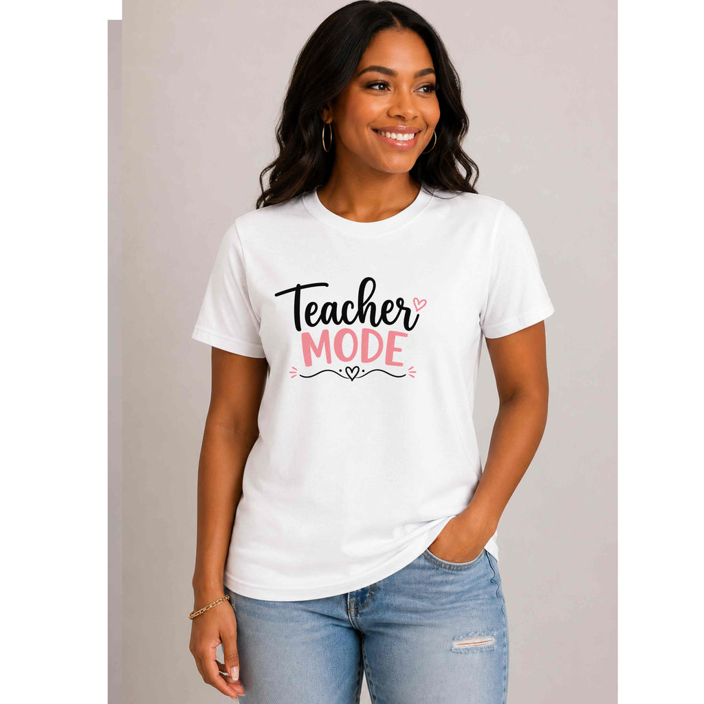 Teacher Mode Shirt | Cute Teacher T-Shirt | Teacher Gift | Back to School Shirt | Teacher Appreciation Tee | Classroom Outfit