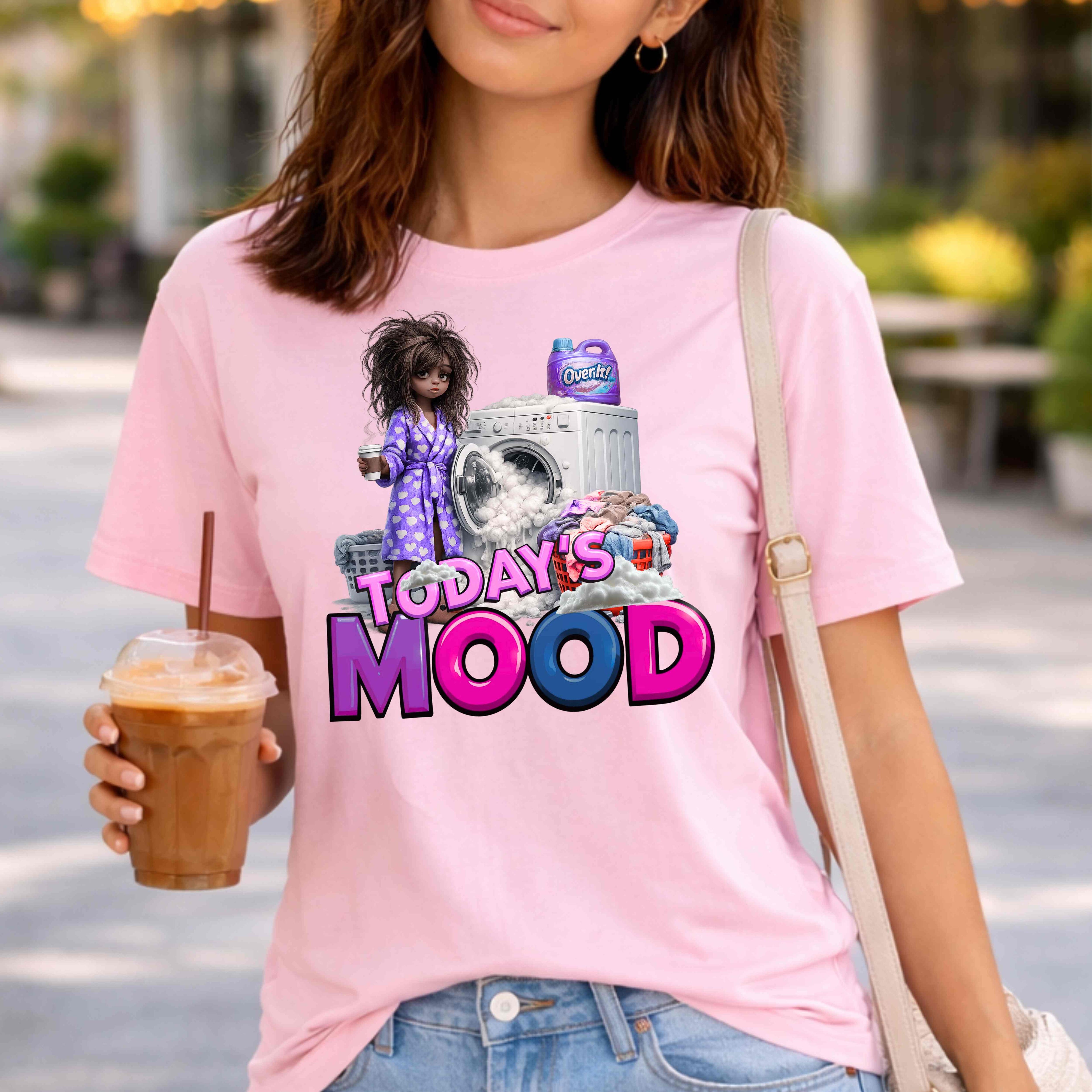 Today's Mood T-Shirt | Funny Mom Life Graphic Tee