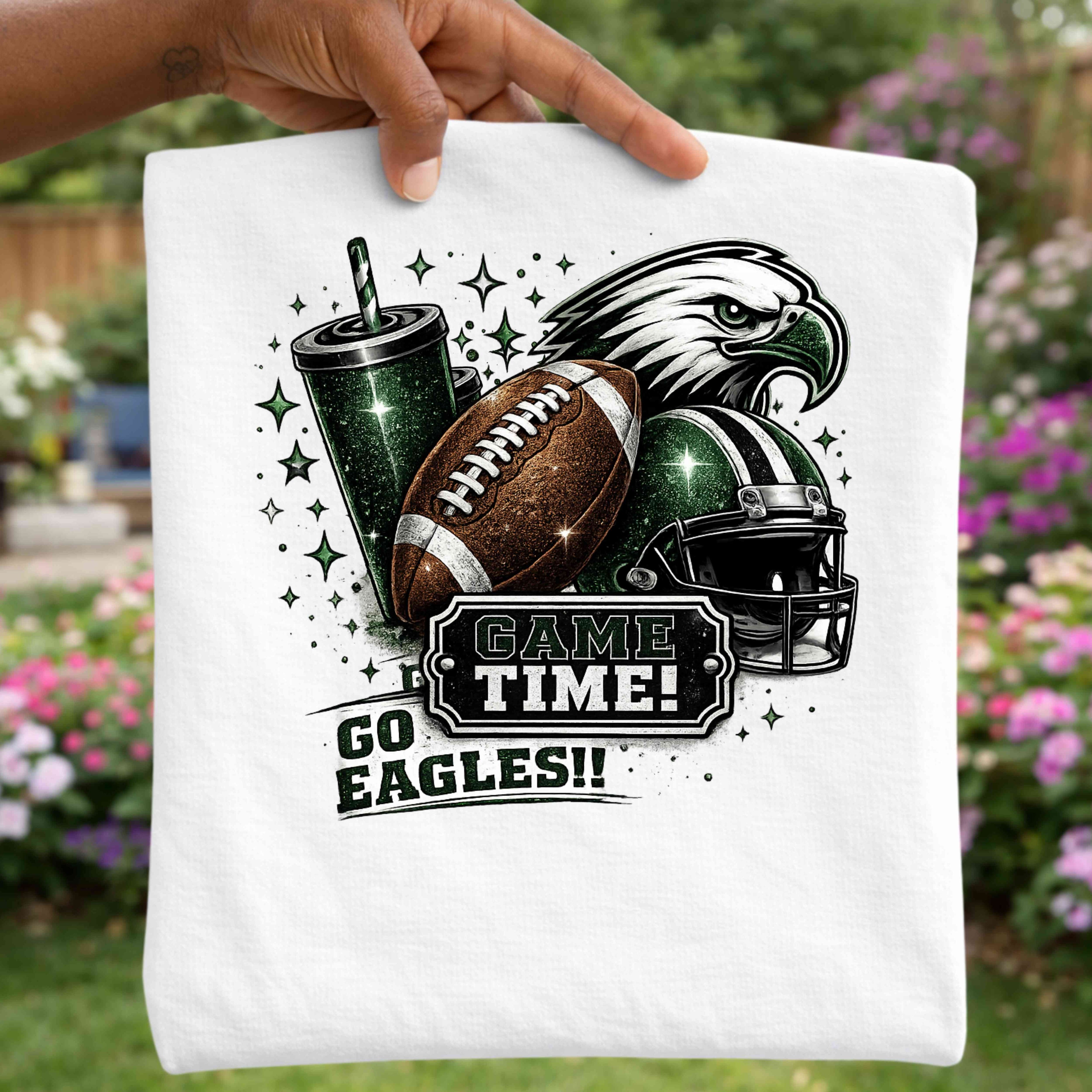 Eagles Game Day Shirt | Go Eagles Football Fan Tee | Spirit Apparel
