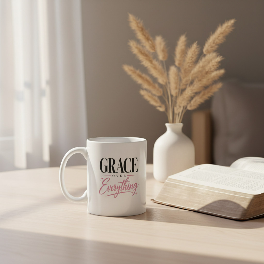 Grace Over Everything Mug - Bible Lifestyle
