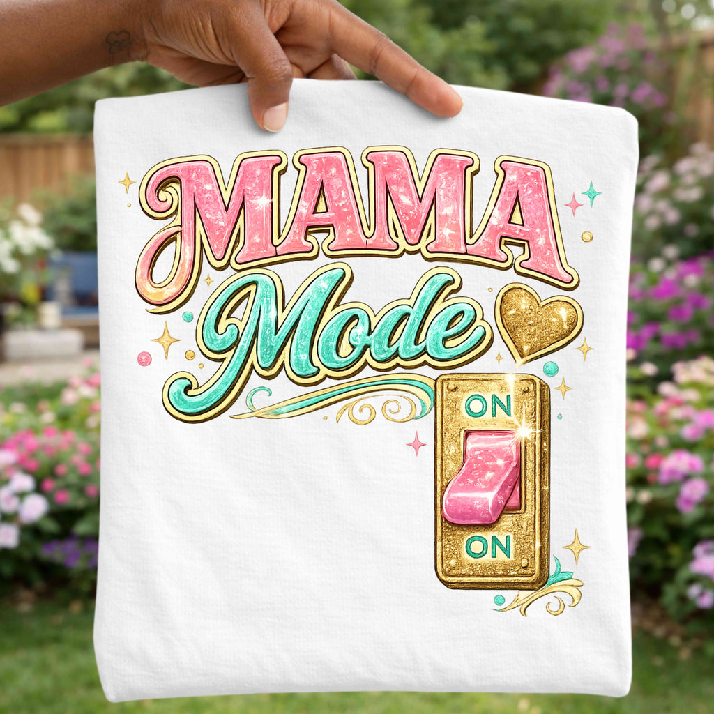 Mama Mode: Activated Graphic Tee | Coquette Mom Shirt | Gift for Mom