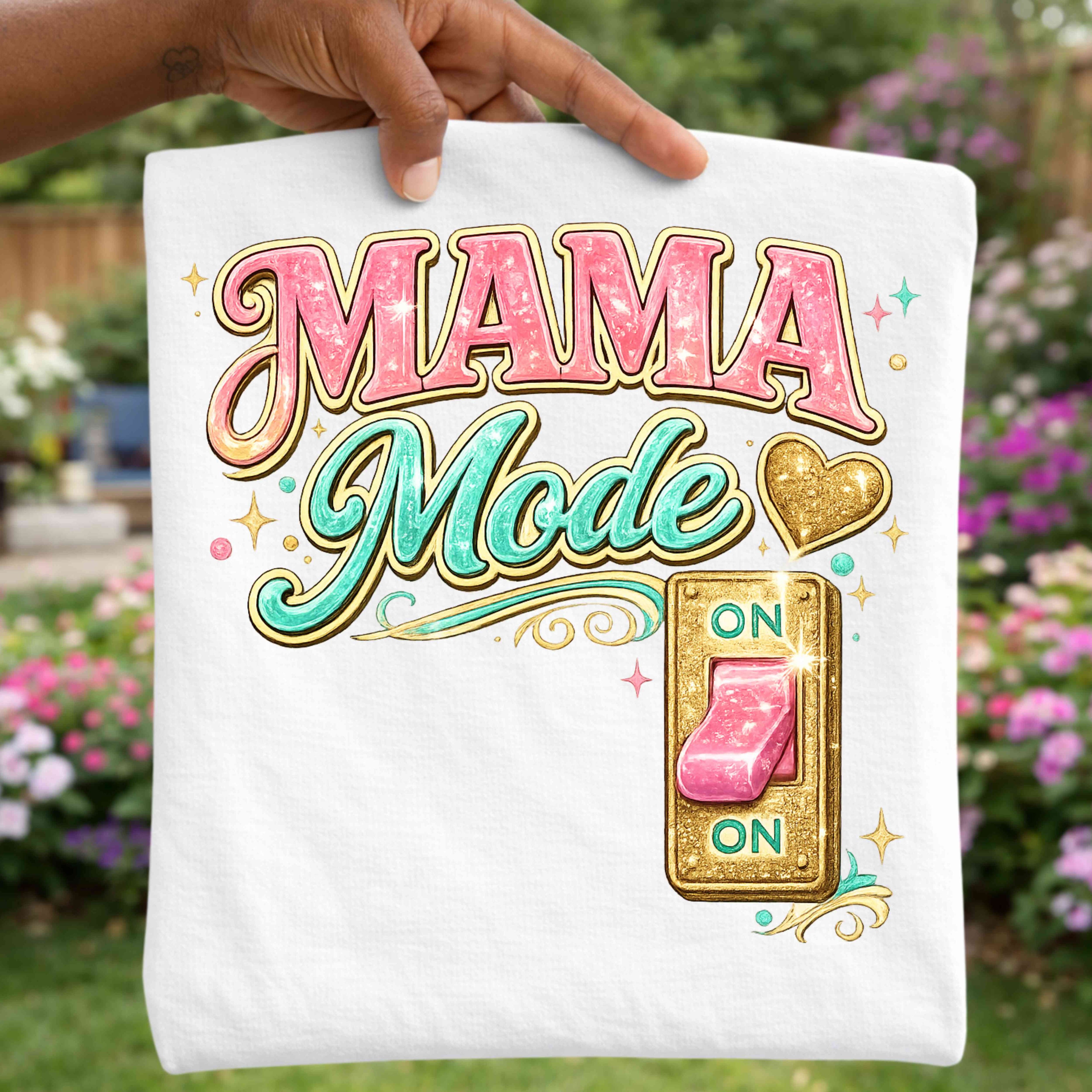 Mama Mode: Activated Graphic Tee | Coquette Mom Shirt | Gift for Mom