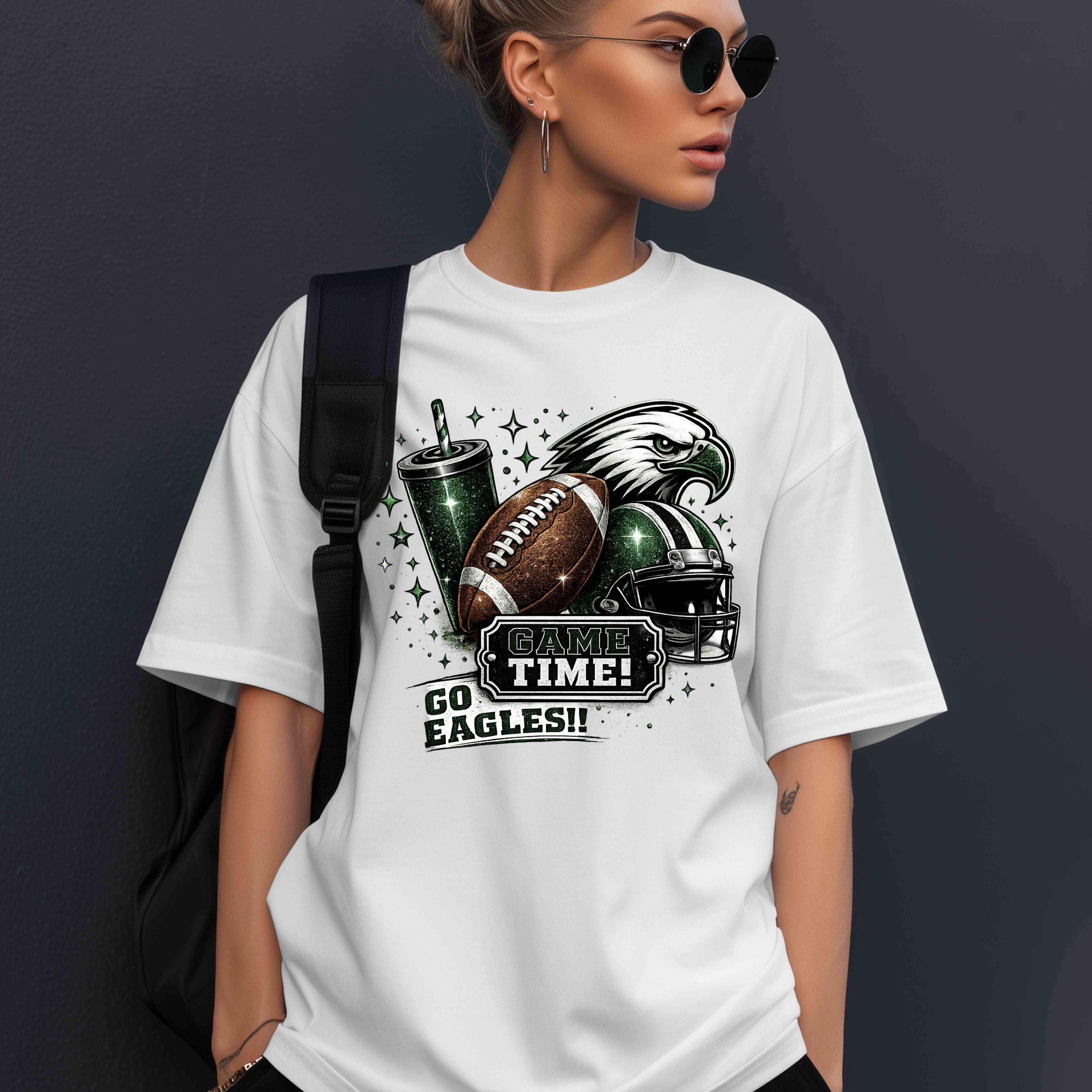 Eagles Game Day Shirt | Go Eagles Football Fan Tee | Spirit Apparel